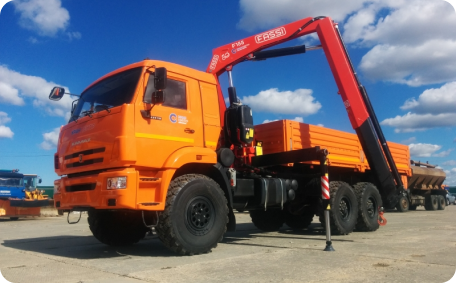 Манипулятор FASSI F155 на базе КАМАЗа